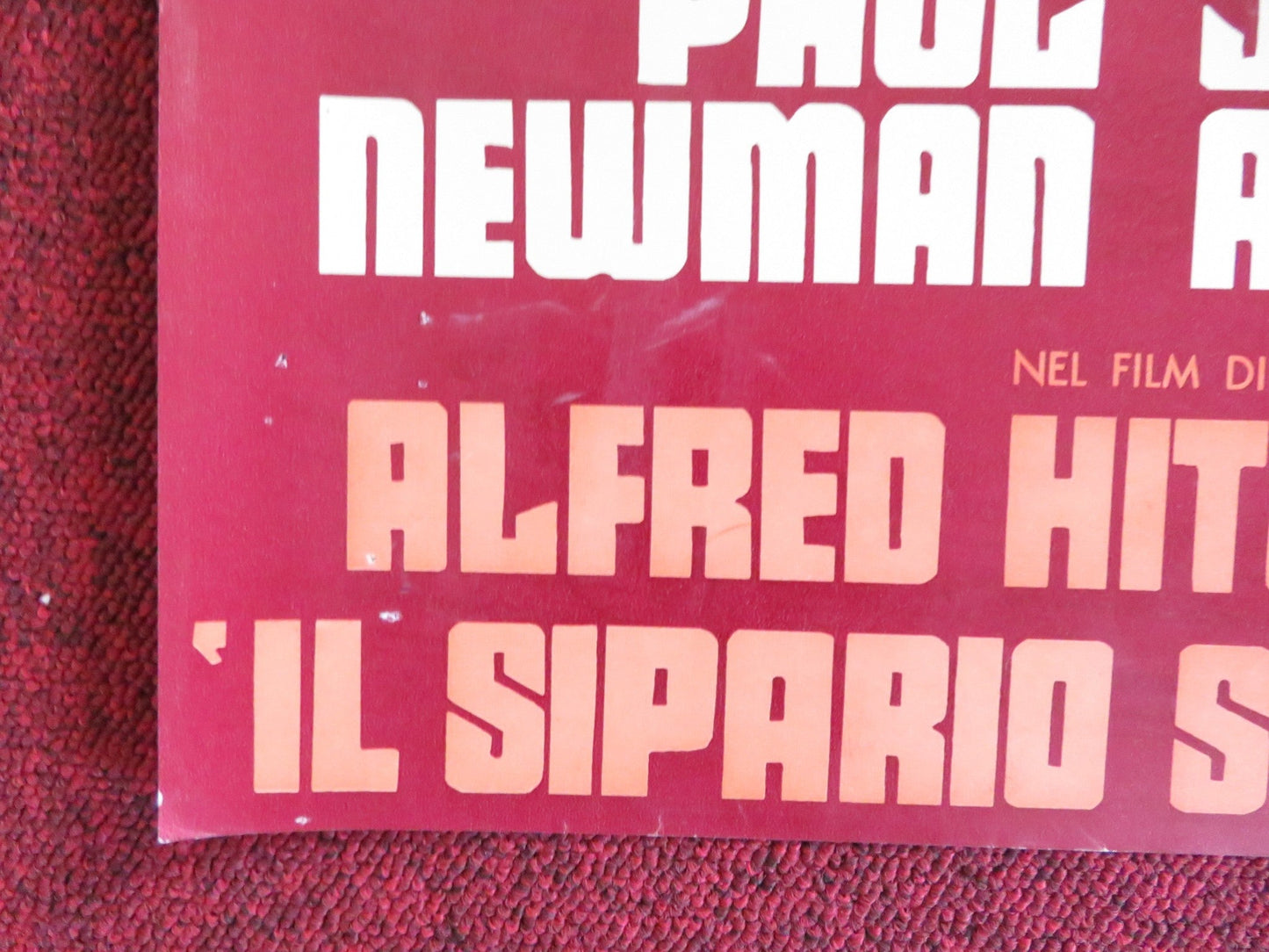 TORN CURTAIN - I ITALIAN FOTOBUSTA POSTER HITCHCOCK PAUL NEWMAN J. ANDREWS 1966 Rendezvous Cinema Movie posters