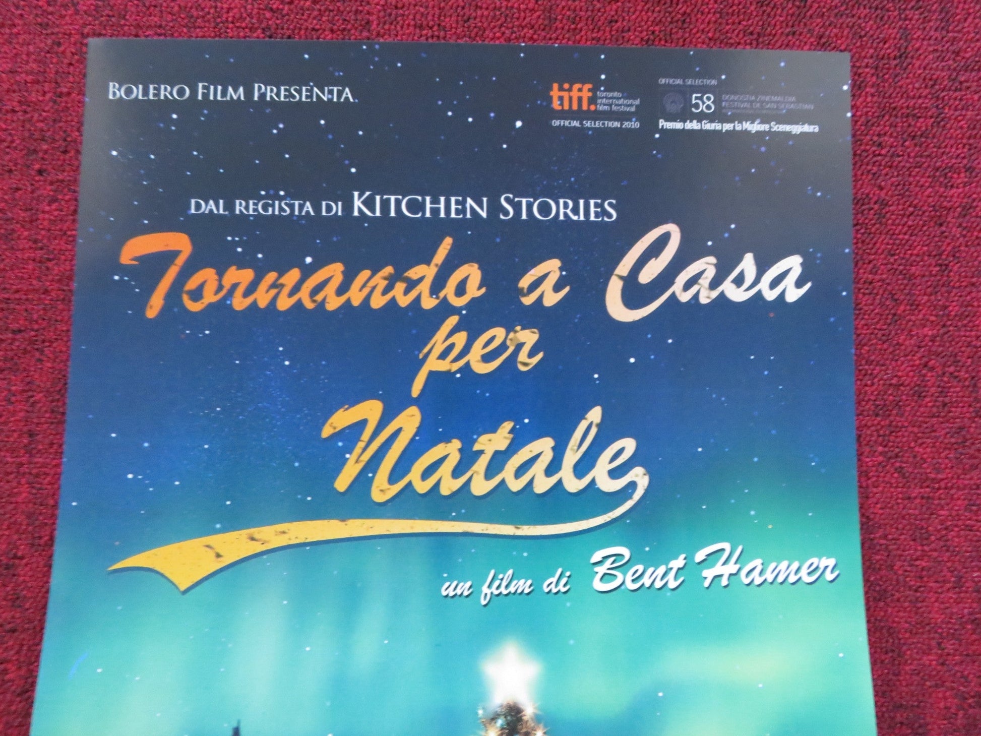 TORNANDO A CASA PER NATALE ITALIAN LOCANDINA POSTER NINA ANDRESEN BORUD 2010 Rendezvous Cinema Movie posters