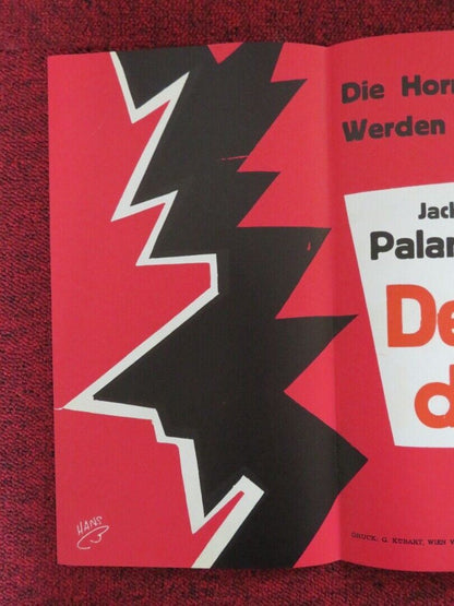 TORTURE GARDEN GERMAN POSTER (26.5"x 12") JACK PALANCE BURGESS MEREDITH 1967 Movie posters