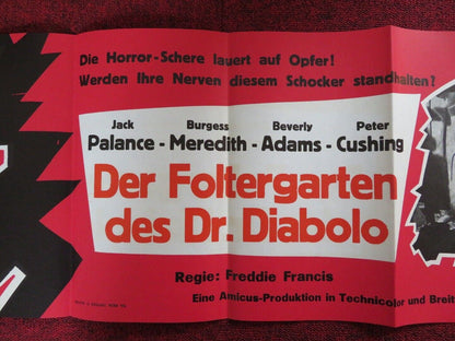TORTURE GARDEN GERMAN POSTER (26.5"x 12") JACK PALANCE BURGESS MEREDITH 1967 Movie posters