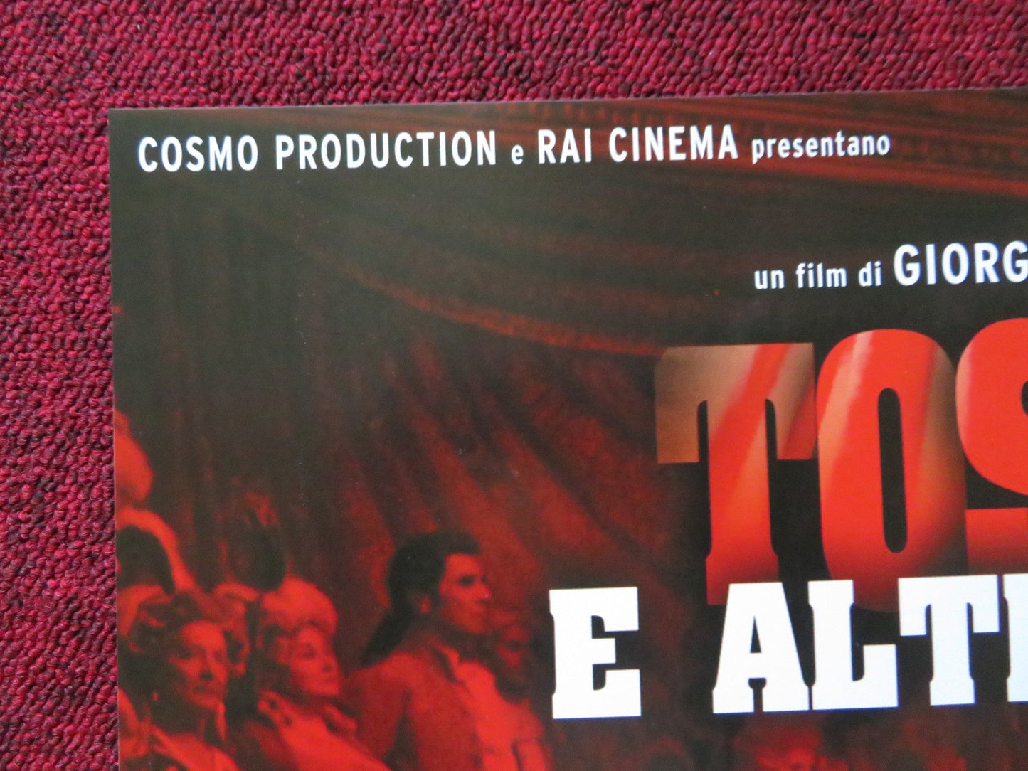 TOSCA E ALTRE DUE - D ITALIAN FOTOBUSTA POSTER FRANCA VALERI ADRIANA ASTI 2003 Rendezvous Cinema Movie posters