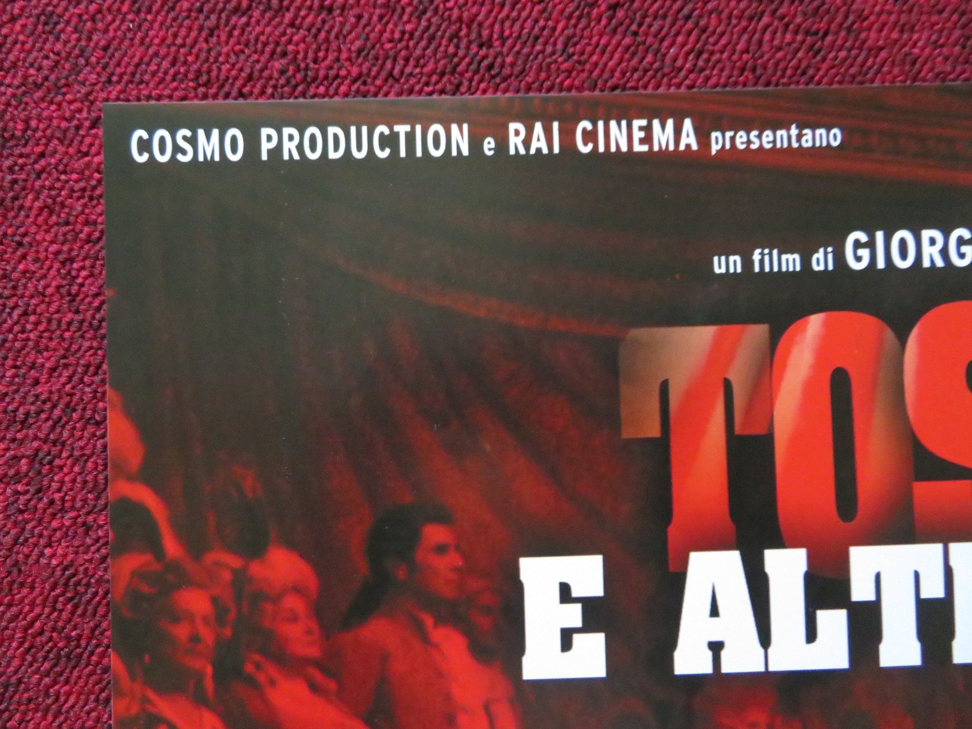TOSCA E ALTRE DUE - D ITALIAN FOTOBUSTA POSTER FRANCA VALERI ADRIANA ASTI 2003 Rendezvous Cinema Movie posters