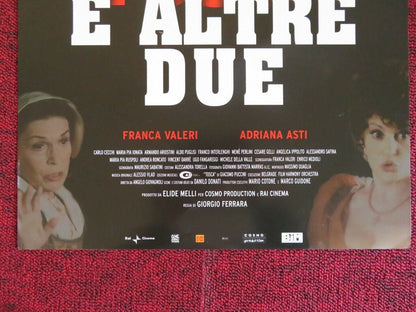 TOSCA E ALTRE DUE ITALIAN LOCANDINA (26"x12.5") POSTER FRANCA C ADRIANA 2003 - Rendezvous Cinema