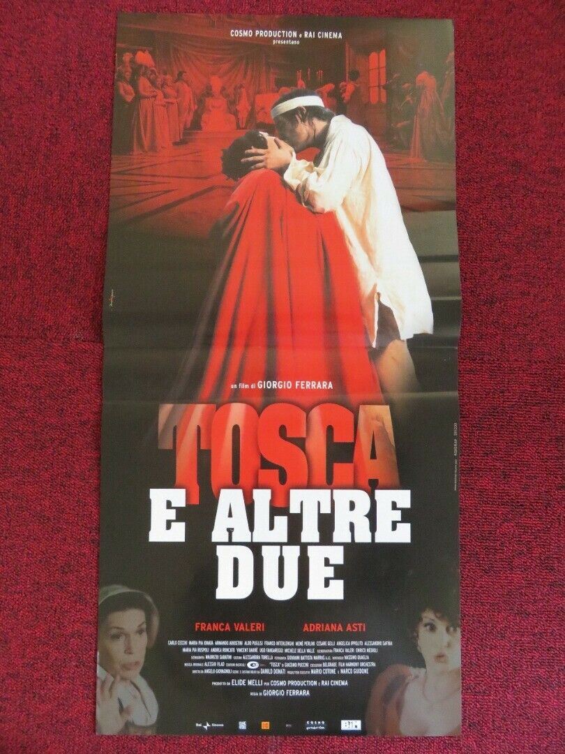 TOSCA E ALTRE DUE ITALIAN LOCANDINA (26"x12.5") POSTER FRANCA C ADRIANA 2003 - Rendezvous Cinema
