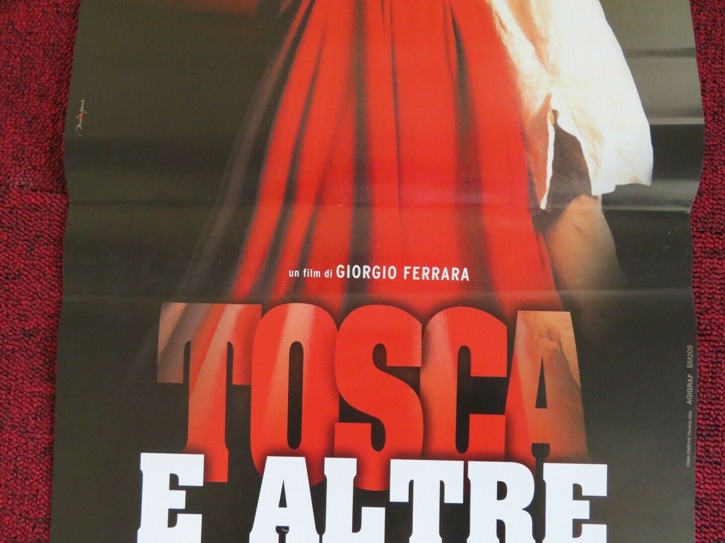 TOSCA E ALTRE DUE ITALIAN LOCANDINA (26"x12.5") POSTER FRANCA C ADRIANA 2003 - Rendezvous Cinema