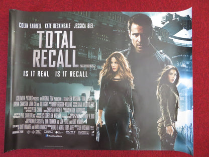 TOTAL RECALL UK QUAD (30"x 40") ROLLED POSTER COLIN FARRELL KATE BECKINSALE 2012 Rendezvous Cinema Movie posters