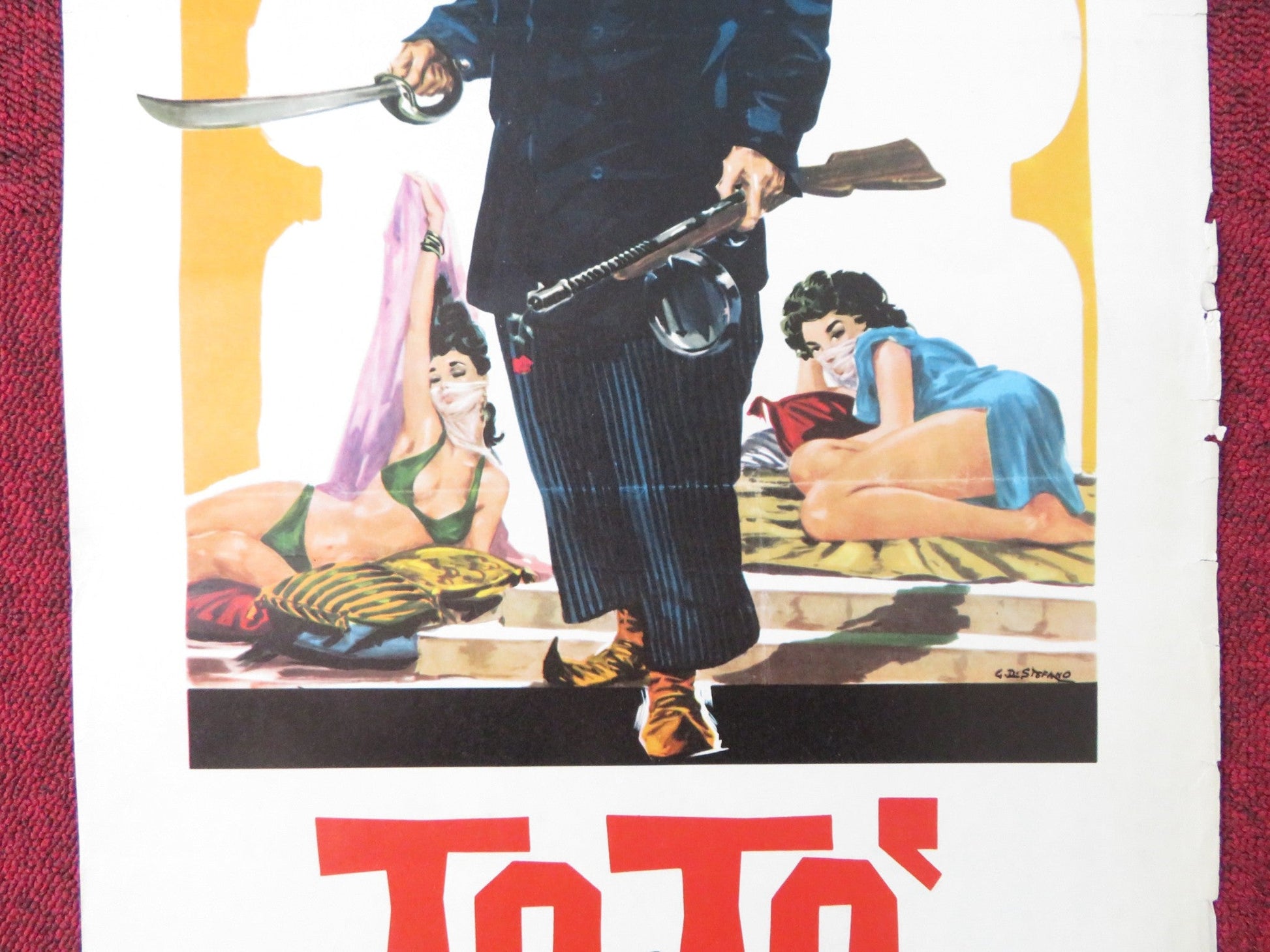 TOTO LE MOKO ITALIAN LOCANDINA POSTER TOTO GIANNA MARIA CANALE Rendezvous Cinema Movie posters