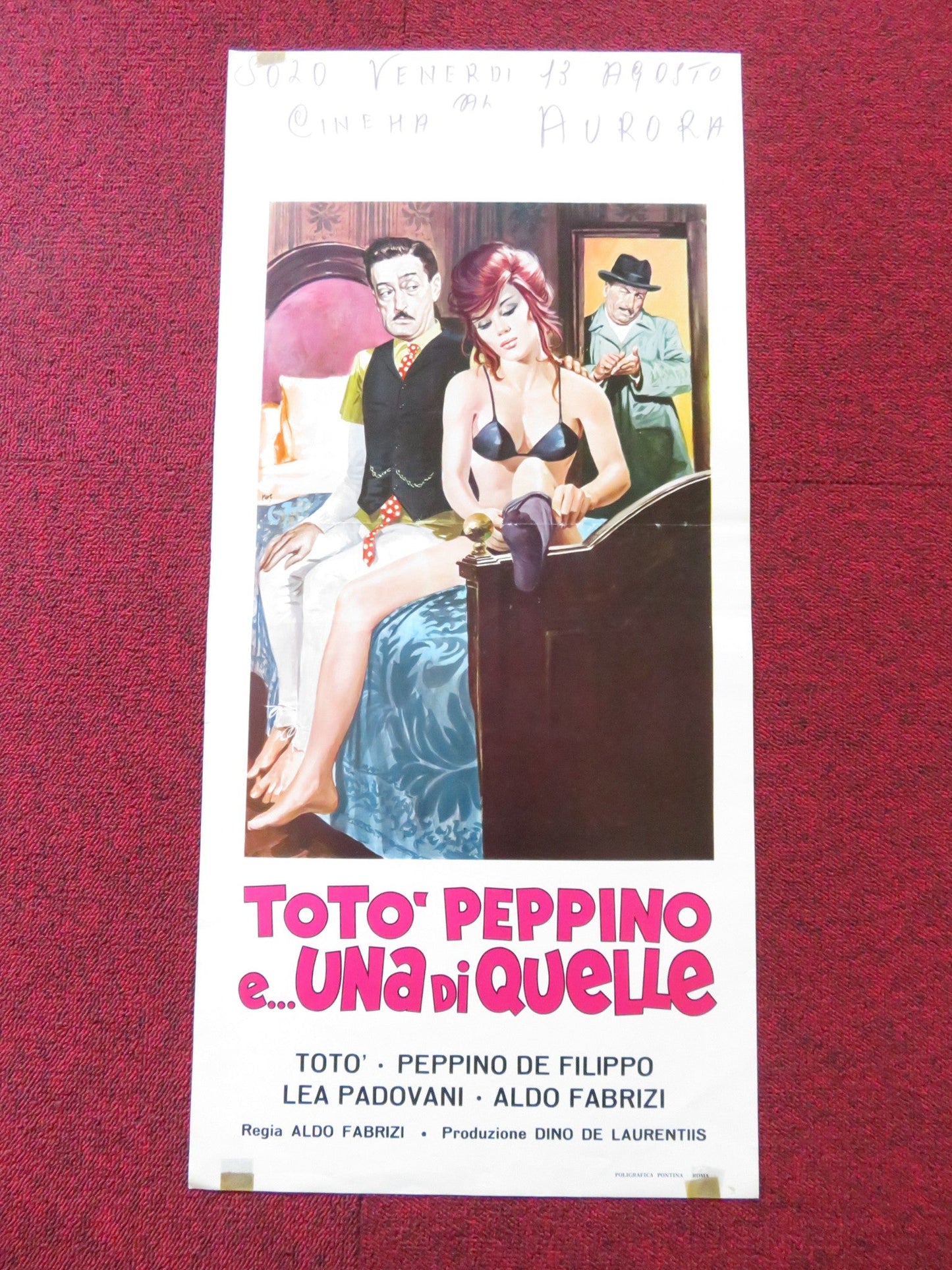 TOTO PEPPINO E UNA DI QUELLE ITALIAN LOCANDINA POSTER TOTO LEA PADOVANI Rendezvous Cinema Movie posters