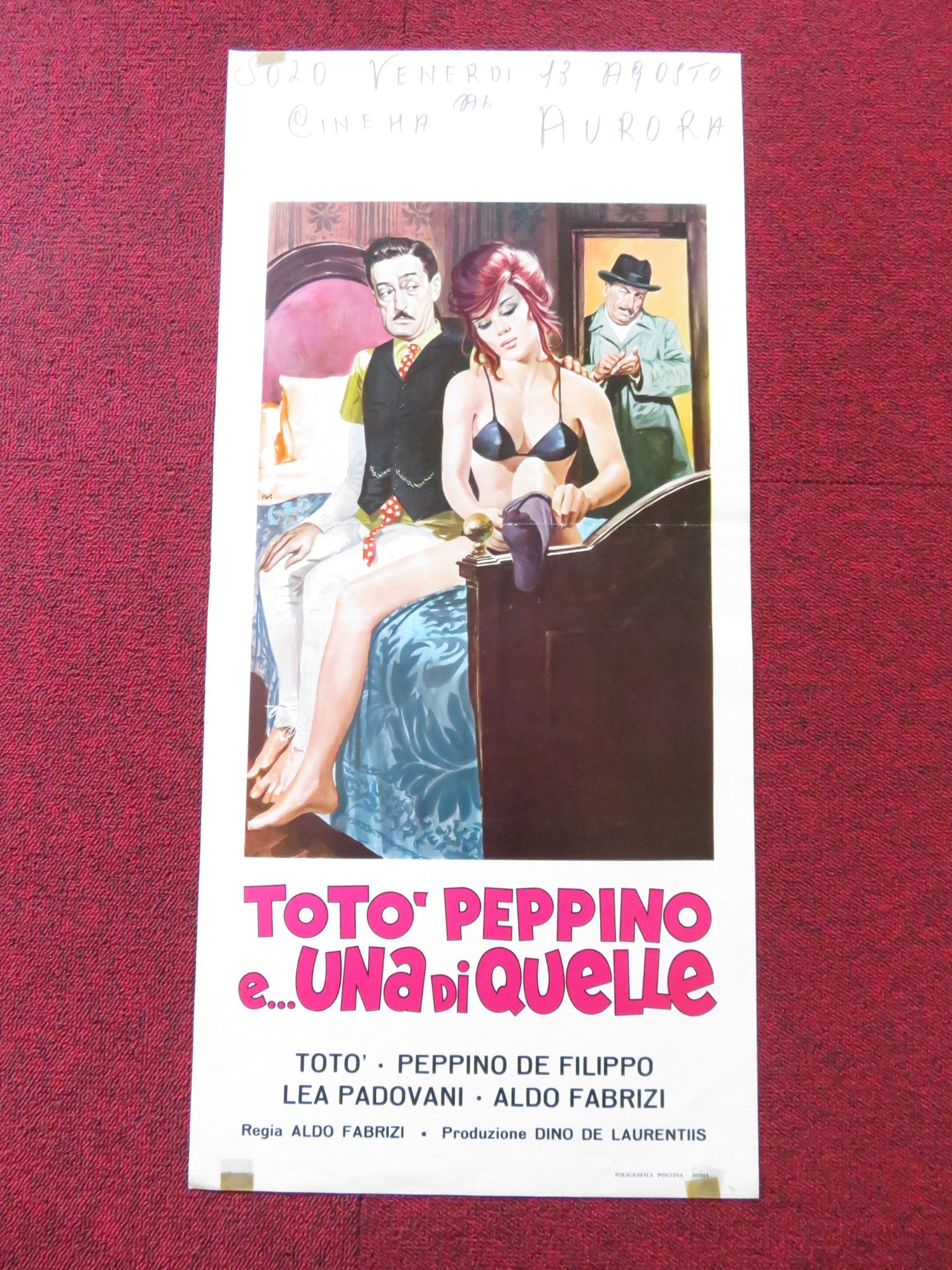 TOTO PEPPINO E UNA DI QUELLE ITALIAN LOCANDINA POSTER TOTO LEA PADOVANI Rendezvous Cinema Movie posters