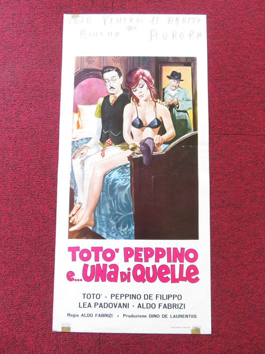 TOTO PEPPINO E UNA DI QUELLE ITALIAN LOCANDINA POSTER TOTO LEA PADOVANI Rendezvous Cinema Movie posters