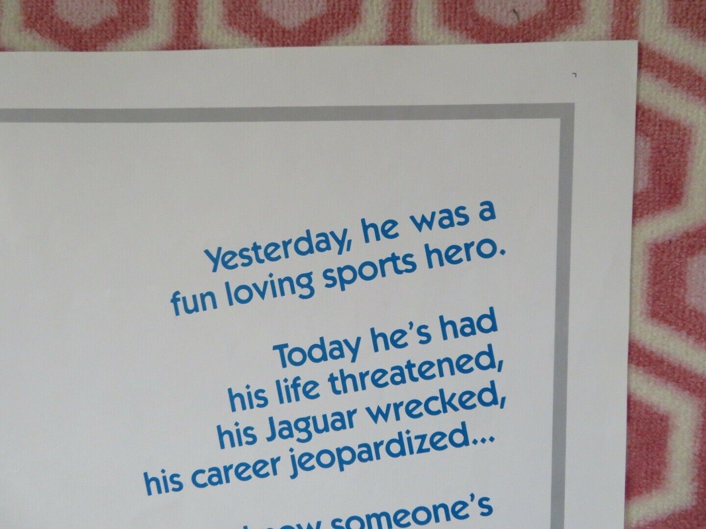 TOUCH AND GO FOLDED US ONE SHEET POSTER MICHAEL KEATON 1986 Movie posters