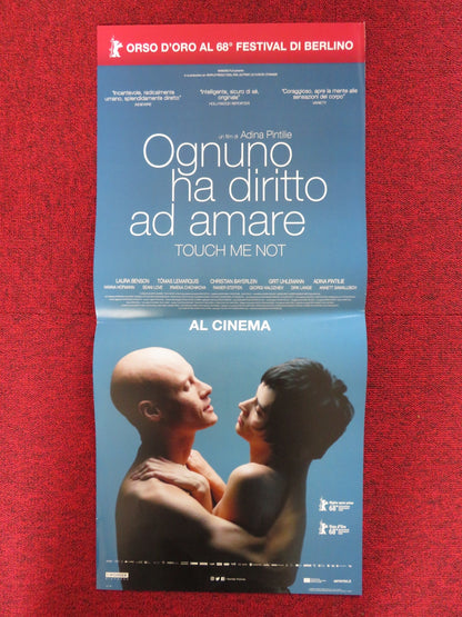 TOUCH ME NOT ITALIAN LOCANDINA POSTER LAURA BENSON TOMAS LEMARQUIS 2018 Rendezvous Cinema Movie posters