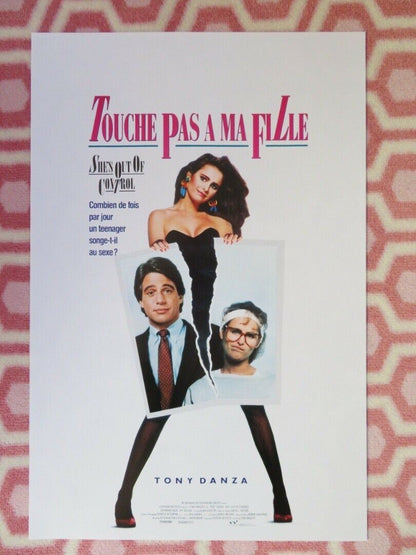 TOUCHE PAS A MA FILLE / SHE'S OUT OF CONTROL BELGIUM (19.5"x13") POSTER 1989 Movie posters