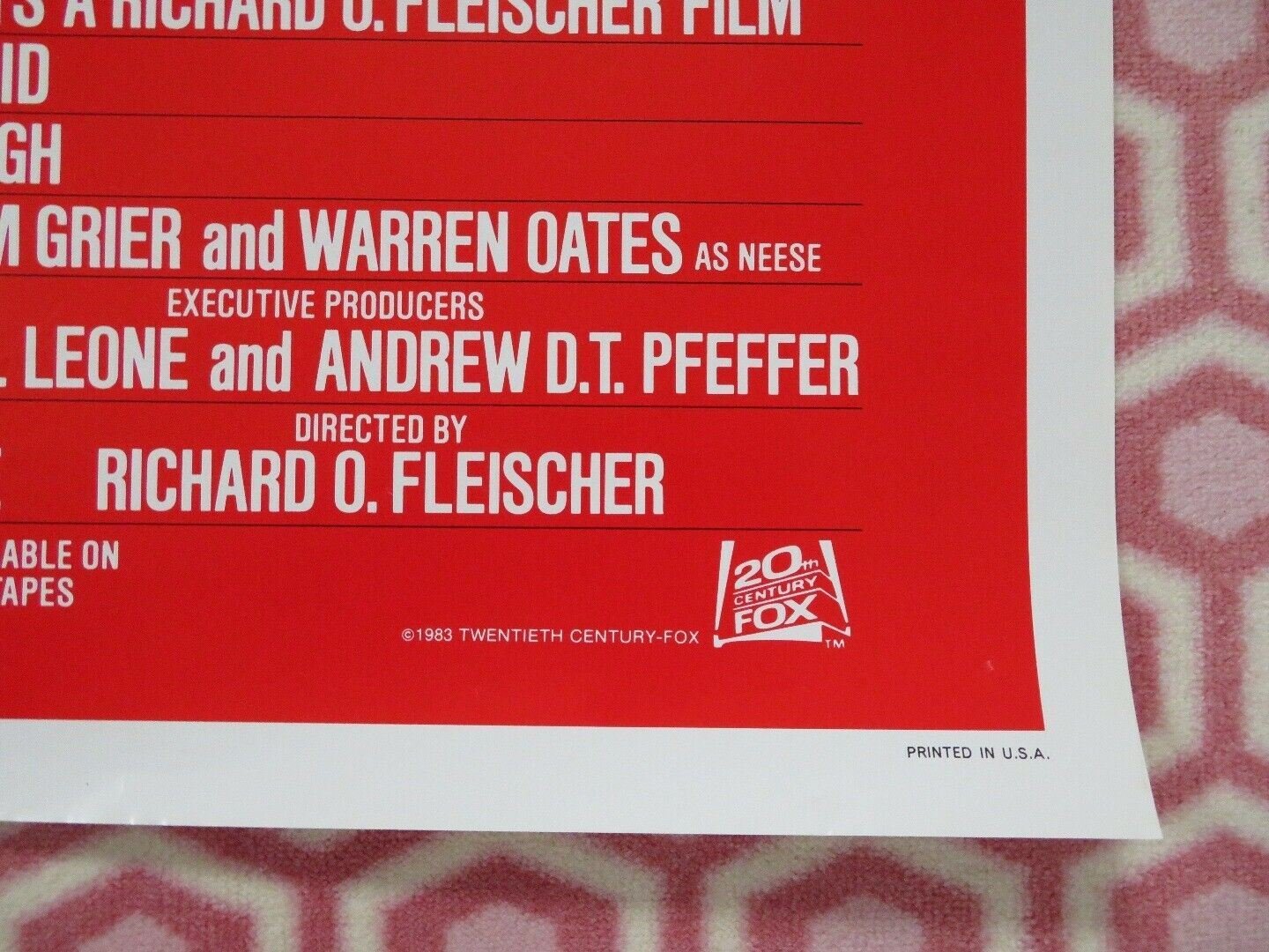 TOUGH ENOUGH STYLE B US ONE SHEET POSTER DENNIS QUAID STAN SHAW 1983 Movie posters