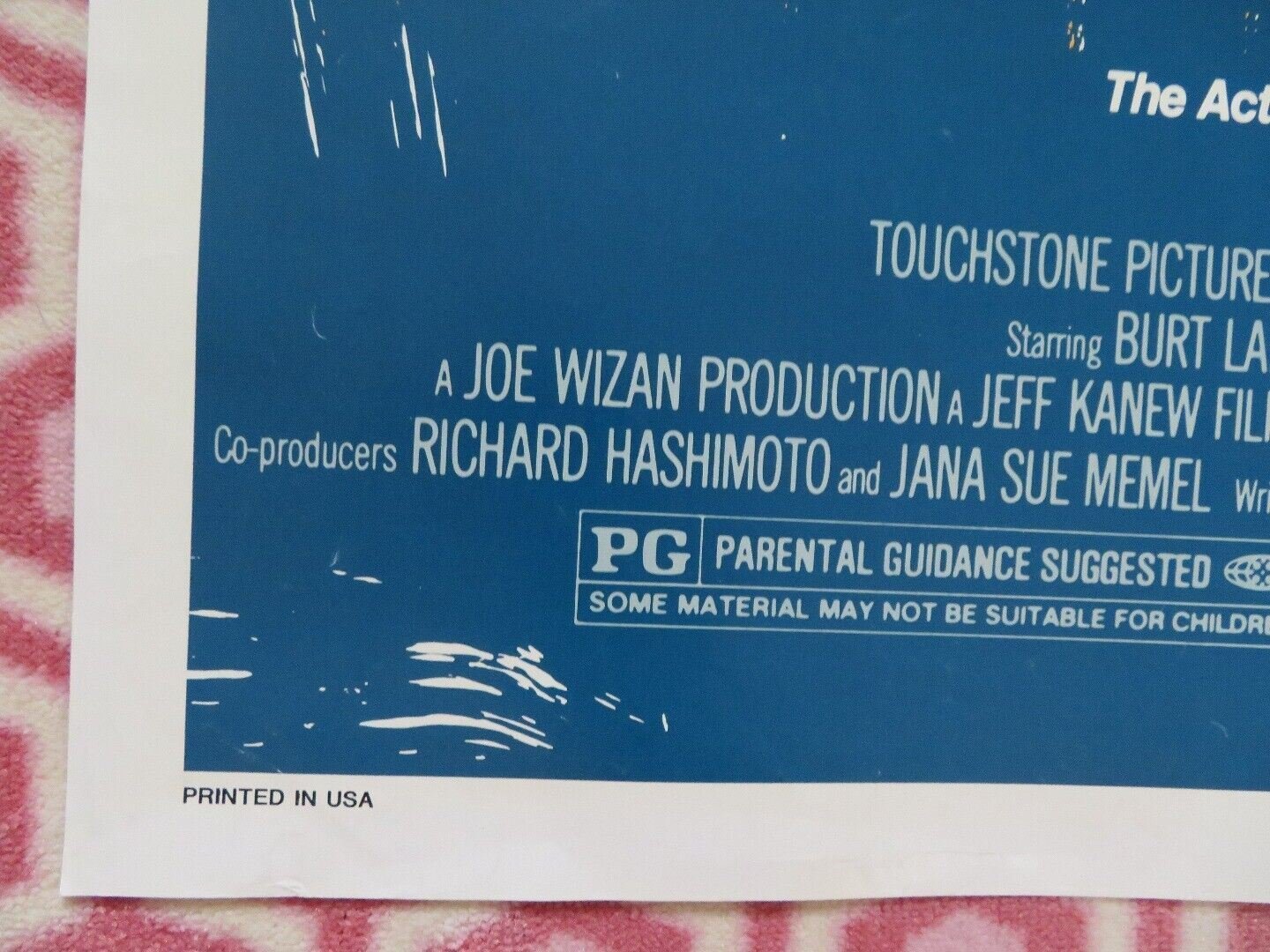 TOUGH GUYS FOLDED US ONE SHEET POSTER BURT LANCASTER KIRK DOUGLAS 1986 Movie posters