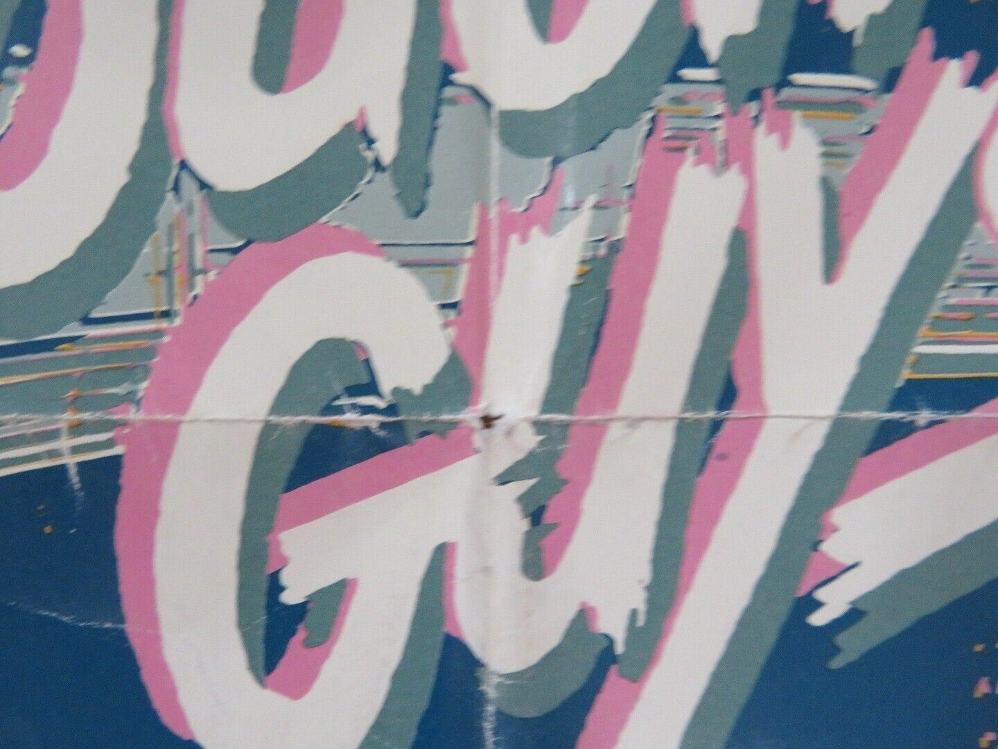 TOUGH GUYS FOLDED US ONE SHEET POSTER BURT LANCASTER KIRK DOUGLAS 1986 Movie posters