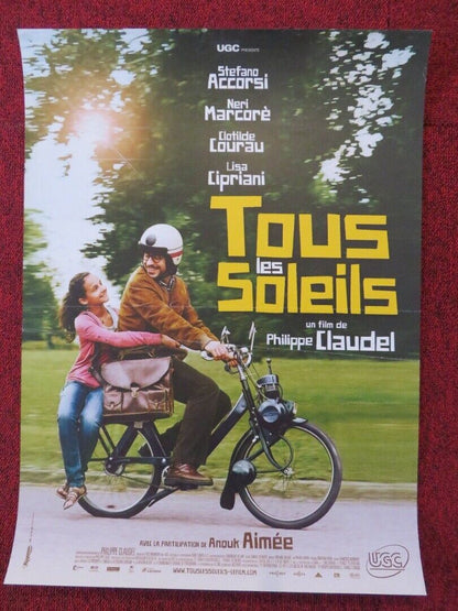 TOUS LES SOLEILS FRENCH (15"x 21") POSTER STEFANO ACCORSI NERI MARCORE 2011 Movie posters
