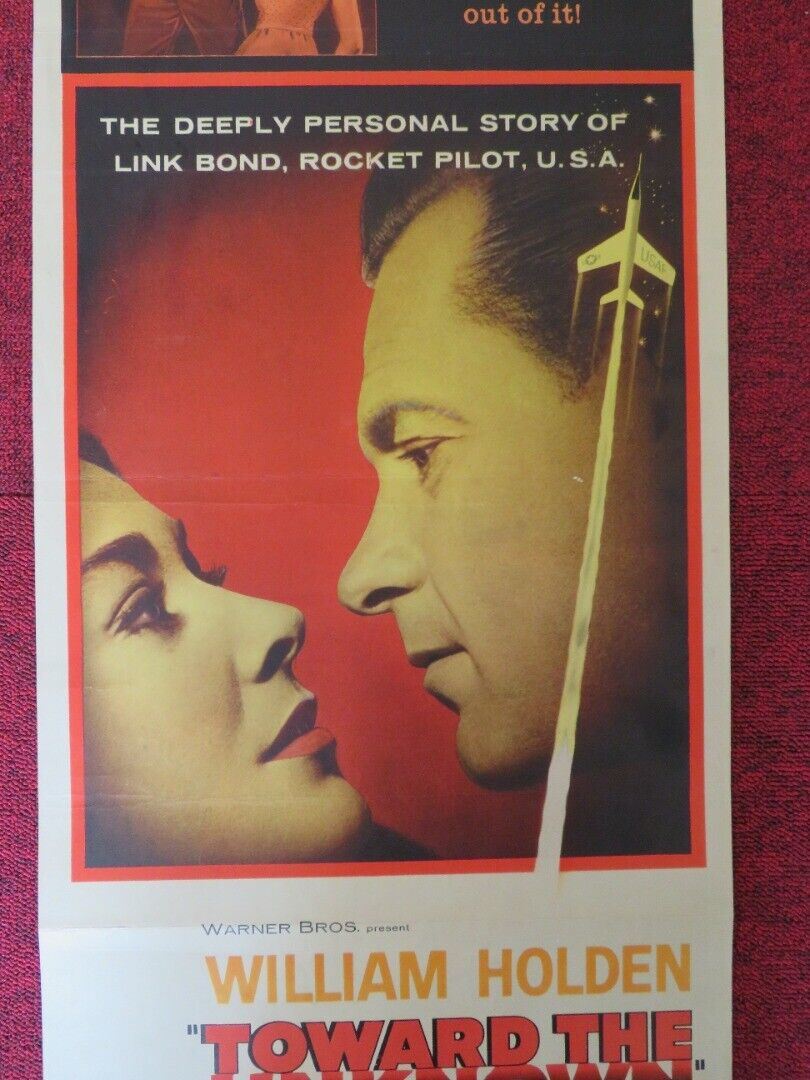 TOWARD THE UNKNOWN US INSERT (14"x 36") POSTER WILLIAM HOLDEN LLODY NOLAND 1956 - Rendezvous Cinema