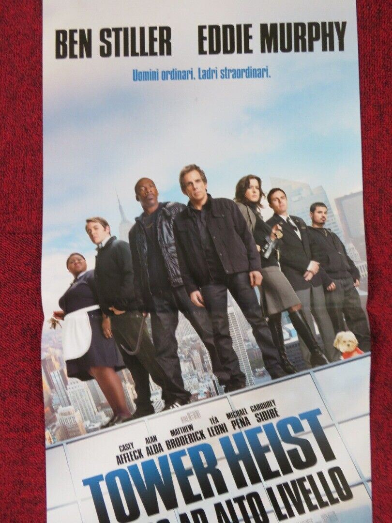 TOWER HEIST ITALIAN LOCANDINA (26.5"x12.5") POSTER BEN STILLER EDDIE MURPHY '11 Rendezvous Cinema Movie posters