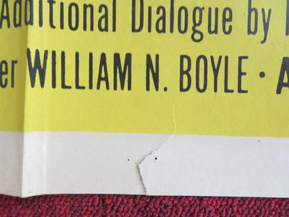 TRACK THE MAN DOWN FOLDED US ONE SHEET POSTER KENT TAYLOR PETULA CLARK 1955 Rendezvous Cinema Movie posters