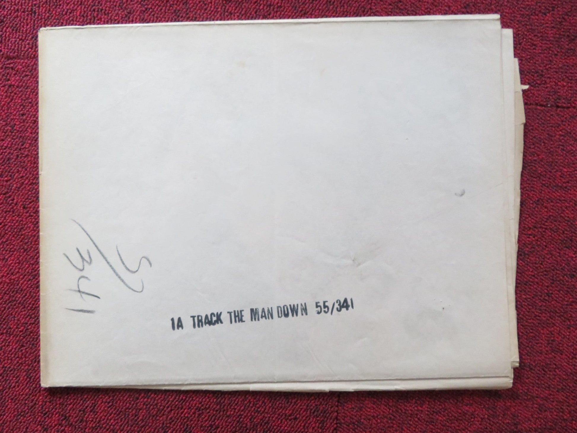 TRACK THE MAN DOWN FOLDED US ONE SHEET POSTER KENT TAYLOR PETULA CLARK 1955 Rendezvous Cinema Movie posters