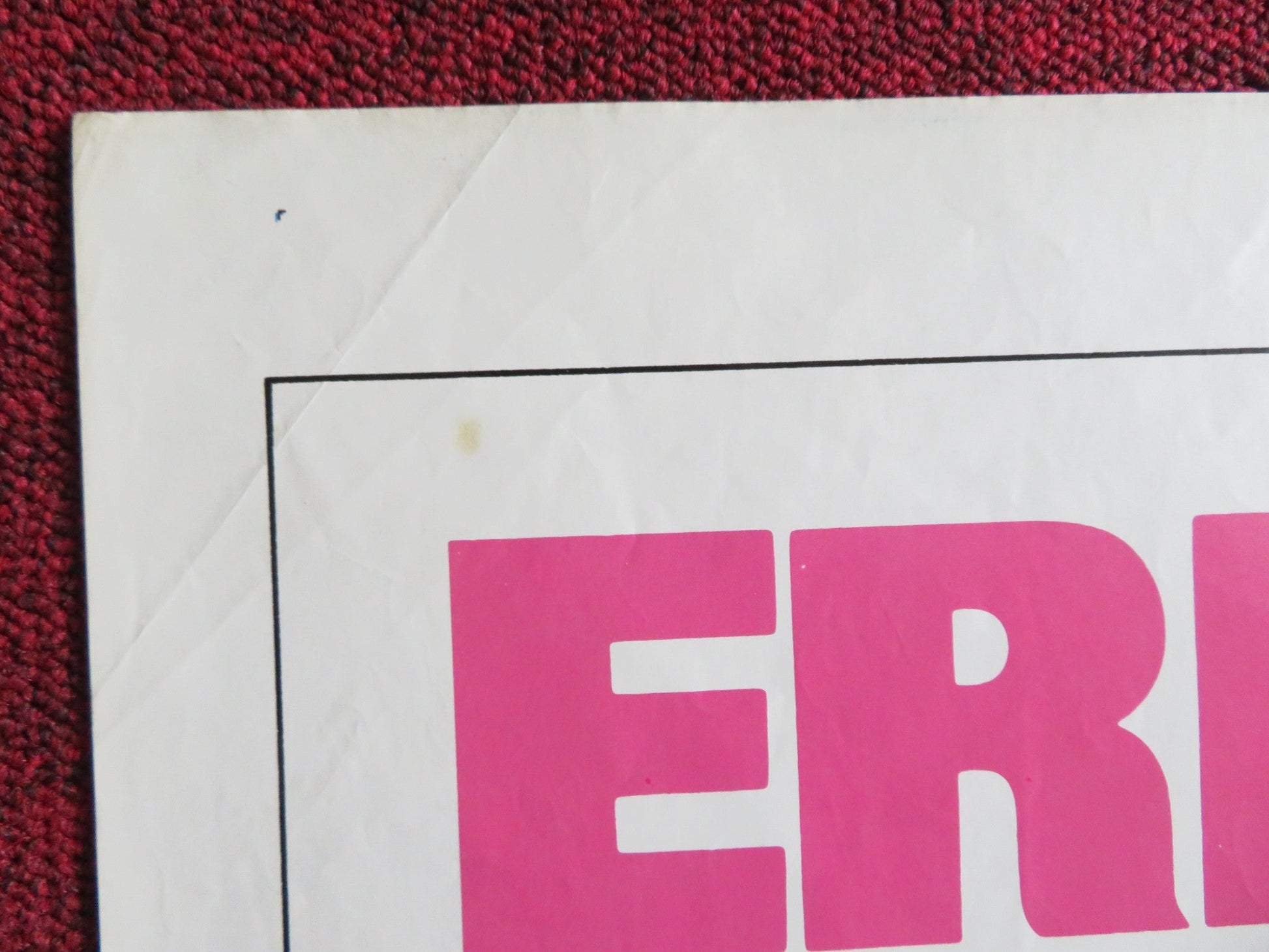 TRACKDOWN FOLDED US ONE SHEET POSTER JAMES MITCHUM KAREN LAMM 1981 Rendezvous Cinema Movie posters