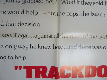 TRACKDOWN US ONE SHEET POSTER STYLE B JIM MITCHUM KAREN LAMM 1976 Rendezvous Cinema Movie posters