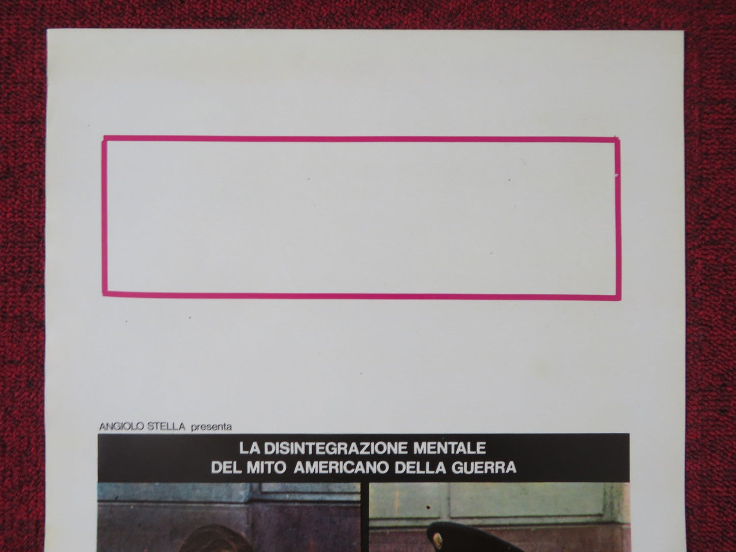 TRACKS ITALIAN LOCANDINA POSTER DENNIS HOPPER TARYN POWER 1976 Rendezvous Cinema Movie posters