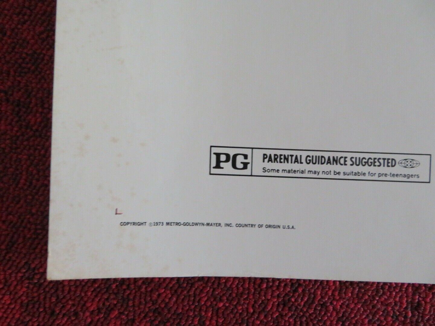 TRADER HORN US HALF SHEET (22"x 28") POSTER ROD TAYLOR ANNE HEYWOOD 1973 Movie posters