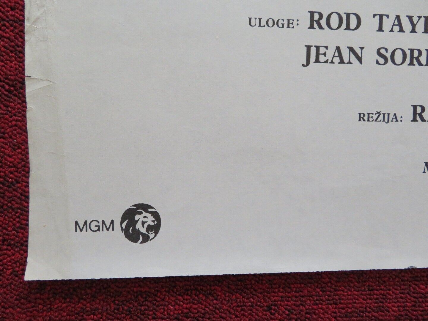 TRADER HORN YUGOSLAVIAN (20"x 27.5") POSTER ROD TAYLOR 1973 Movie posters