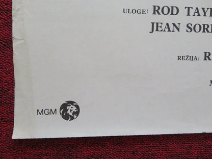 TRADER HORN YUGOSLAVIAN (20"x 27.5") POSTER ROD TAYLOR 1973 Movie posters