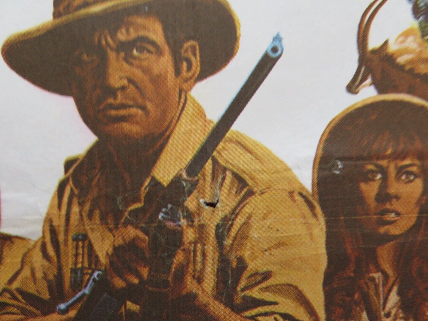 TRADER HORN YUGOSLAVIAN (20"x 27.5") POSTER ROD TAYLOR 1973 Movie posters