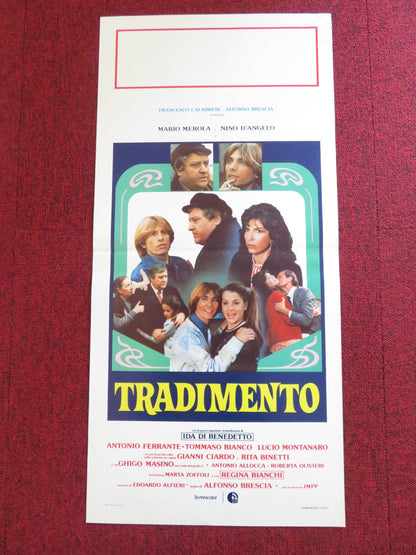 TRADIMENTO ITALIAN LOCANDINA POSTER MARIO MEROLA NINO D'ANGELO 1982 Rendezvous Cinema Movie posters