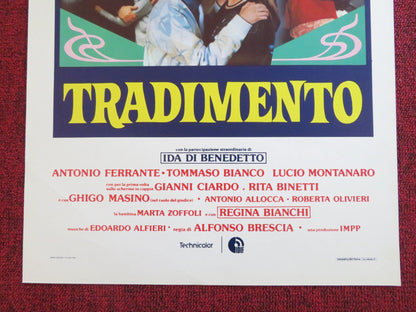 TRADIMENTO ITALIAN LOCANDINA POSTER MARIO MEROLA NINO D'ANGELO 1982 Rendezvous Cinema Movie posters