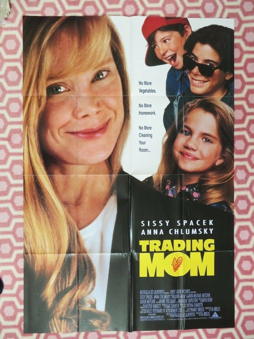 TRADING MOM 1994 US ONE SHEET POSTER SISSY SPACEK BODY SWAP ANDRE GIANT Movie posters