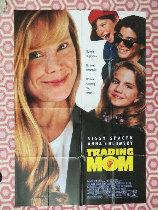 TRADING MOM 1994 US ONE SHEET POSTER SISSY SPACEK BODY SWAP ANDRE GIANT Movie posters