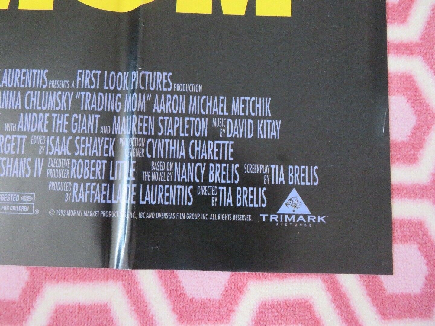 TRADING MOM 1994 US ONE SHEET POSTER SISSY SPACEK BODY SWAP ANDRE GIANT Movie posters