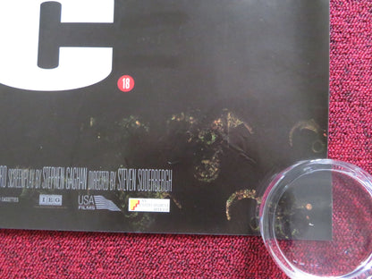 TRAFFIC UK QUAD (30"x 40") ROLLED POSTER MICHAEL DOUGLAS DON CHEADLE 2000 Rendezvous Cinema Movie posters