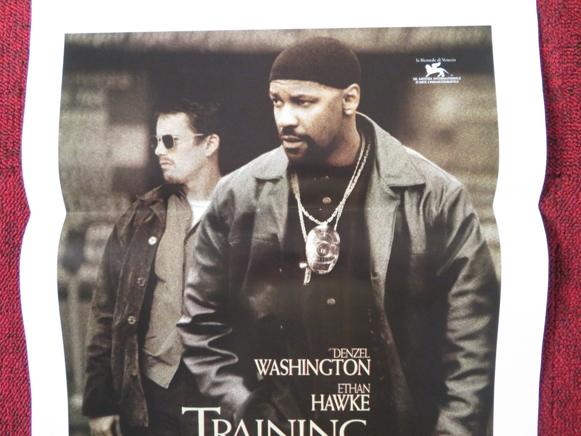 TRAINING DAY ITALIAN LOCANDINA POSTER DENZEL WASHINGTON ETHAN HAWKE 2001 Rendezvous Cinema Movie posters