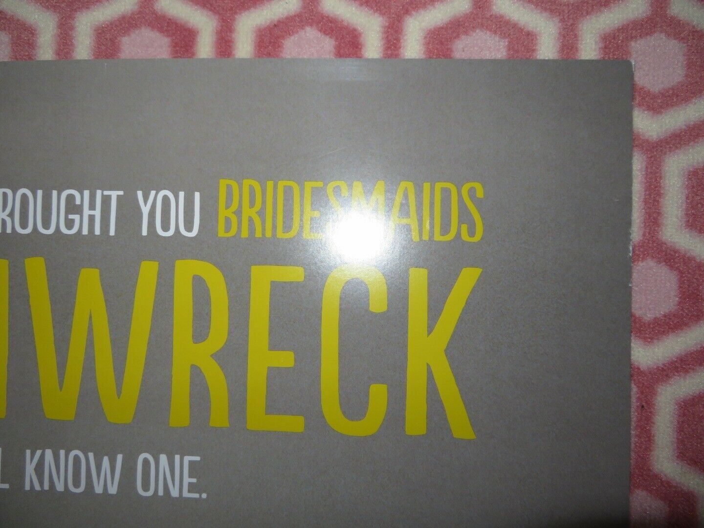 TRAINWRECK US ONE SHEET ROLLED POSTER AMY SCHUMER 2015 Movie posters