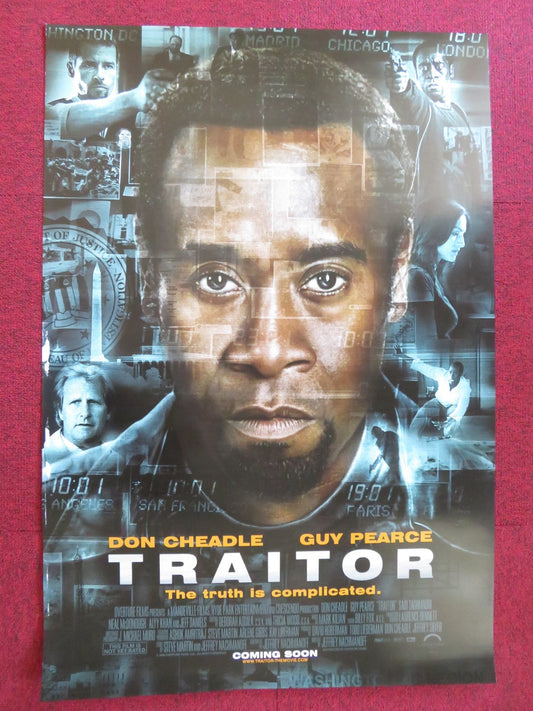 TRAITOR US ONE SHEET ROLLED POSTER DON CHEADLE GUY PEARCE 2008 Rendezvous Cinema Movie posters