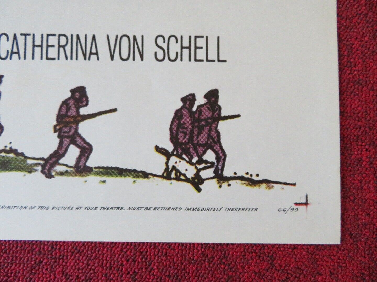 TRAITOR'S GATE FOLDED US ONE SHEET POSTER GARY RAYMOND ALBERT LIEVEN 1966 Movie posters