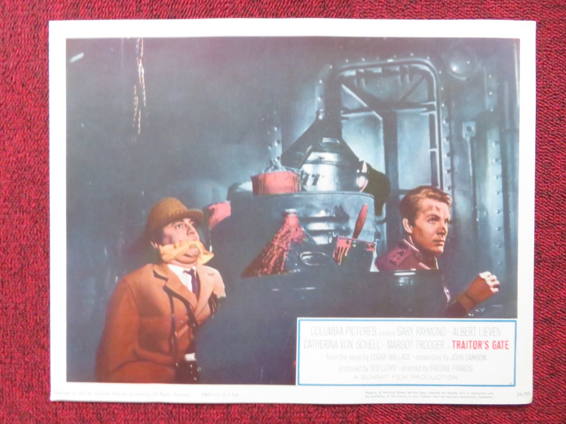 TRAITOR'S GATE US LOBBY CARD FULL SET GARY RAYMOND ALBERT LIEVEN 1965 Rendezvous Cinema Movie posters