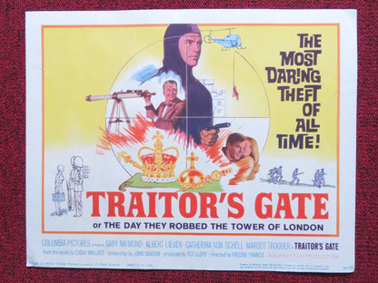 TRAITOR'S GATE US LOBBY CARD FULL SET GARY RAYMOND ALBERT LIEVEN 1965 Rendezvous Cinema Movie posters