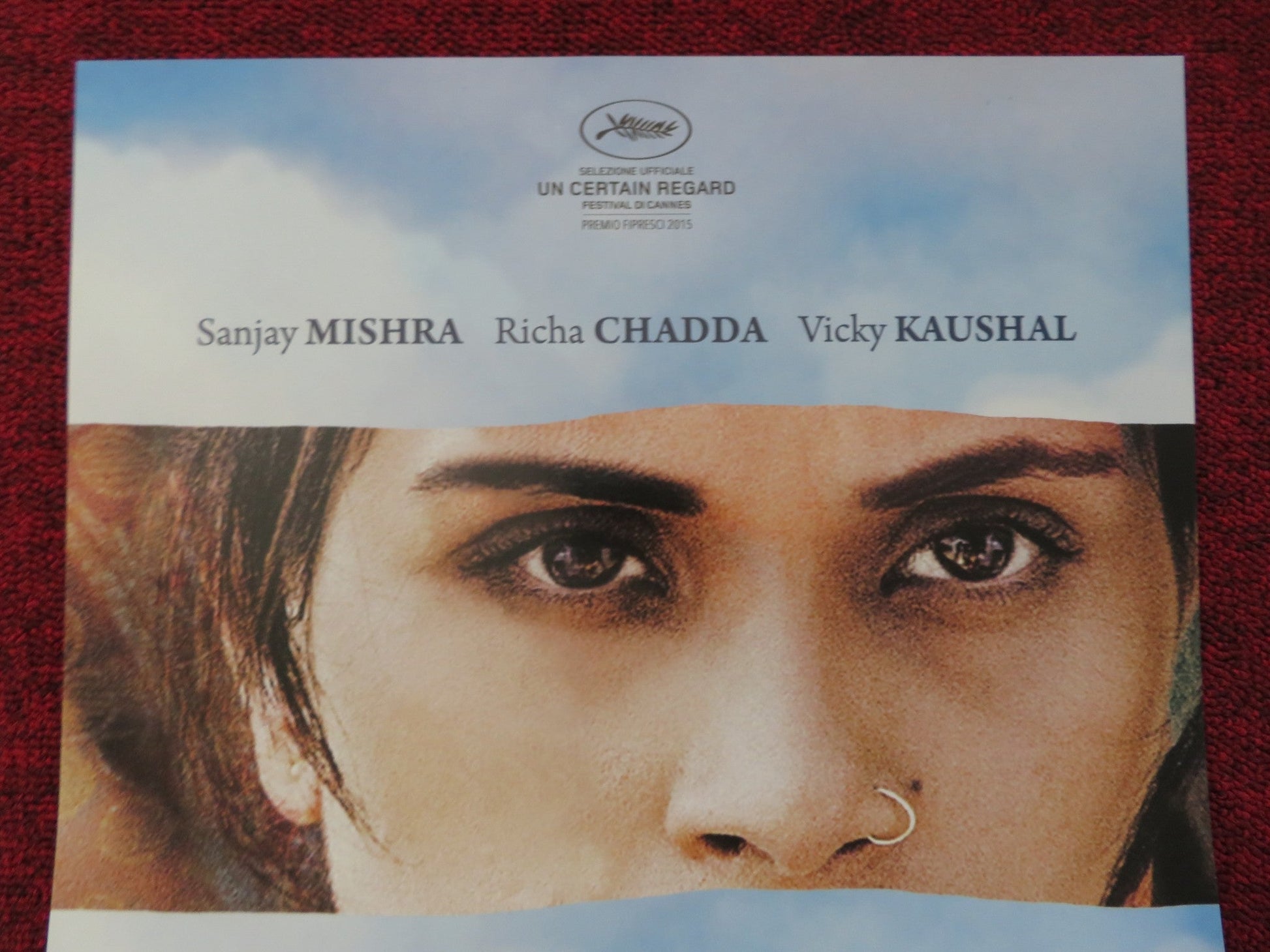 TRALA TERRA E IL CIELO ITALIAN LOCANDINA POSTER SANJAY MISHRA RICHA CHADDA 2015 Rendezvous Cinema Movie posters