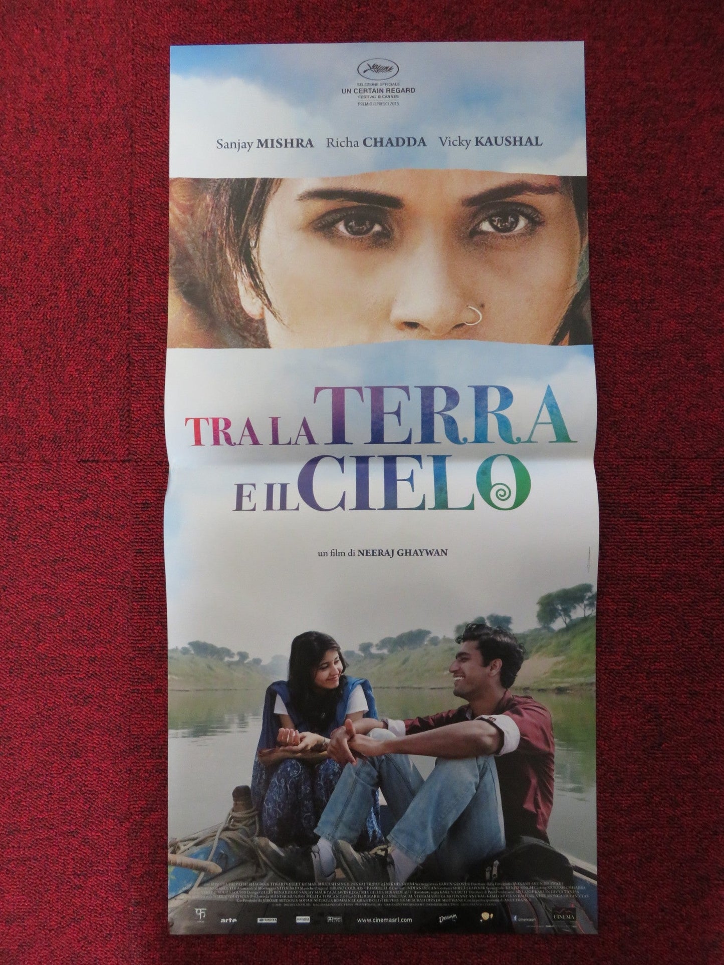 TRALA TERRA E IL CIELO ITALIAN LOCANDINA POSTER SANJAY MISHRA RICHA CHADDA 2015 Rendezvous Cinema Movie posters
