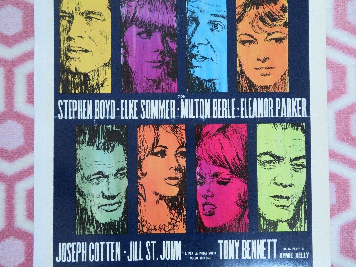 TRAMONTO DI UN IDOLO/ The Oscar ITALIAN LOCANDINA (27.5" x 13") POSTER 1966 Movie posters