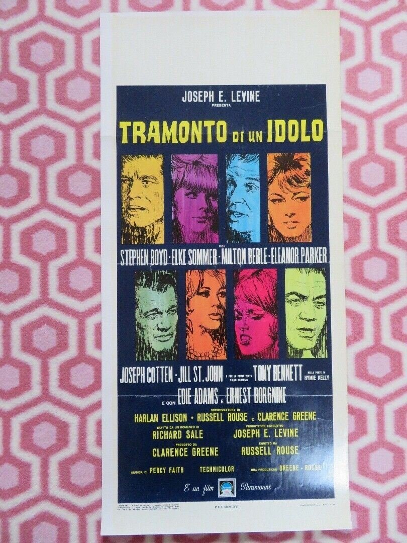 TRAMONTO DI UN IDOLO/ The Oscar ITALIAN LOCANDINA (27.5" x 13") POSTER 1966 Movie posters