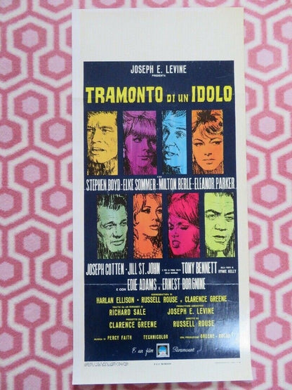 TRAMONTO DI UN IDOLO/ The Oscar ITALIAN LOCANDINA (27.5" x 13") POSTER 1966 Movie posters