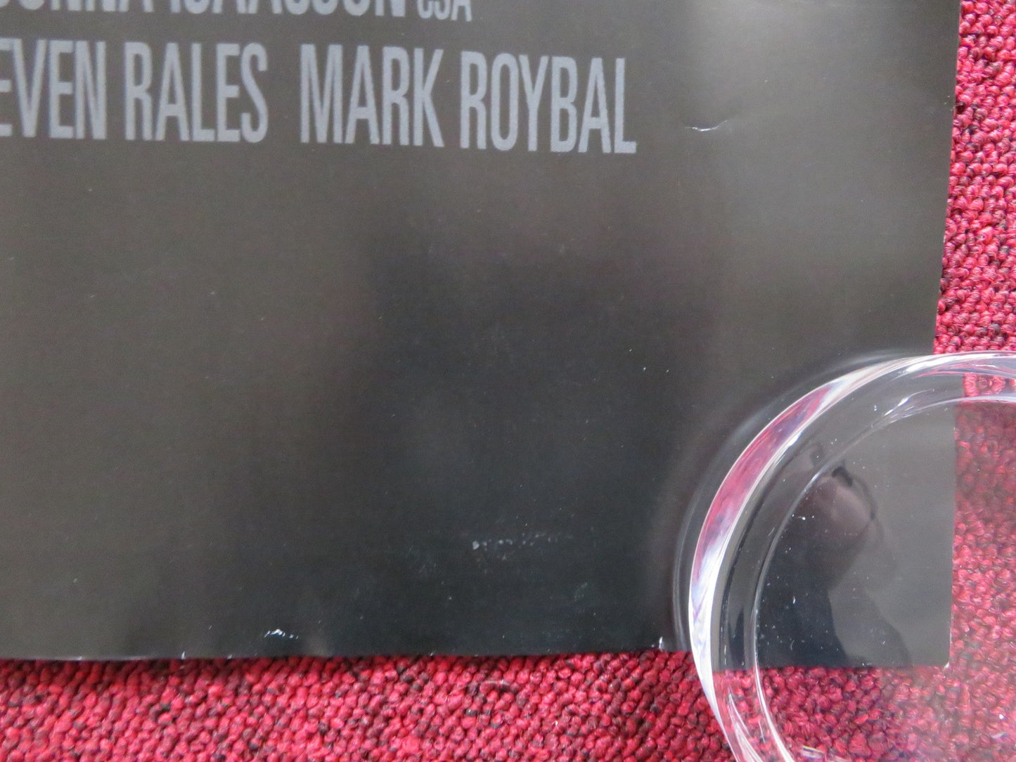 TRANCE UK QUAD (30"x 40") ROLLED POSTER DANNY BOYLE JAMES MCAVOY 2013 Rendezvous Cinema Movie posters